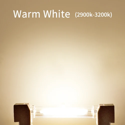 Warm White СВЕТОДИОДНЫЙ R7S лампочка COB 78 мм 8 Вт 118 мм 13 Вт R7S кукурузная лампа J78 J118 заменить галогенный светильник 50 Вт 90 Вт AC 220 В 230 В лампы - Испускаемый цвет: Warm White