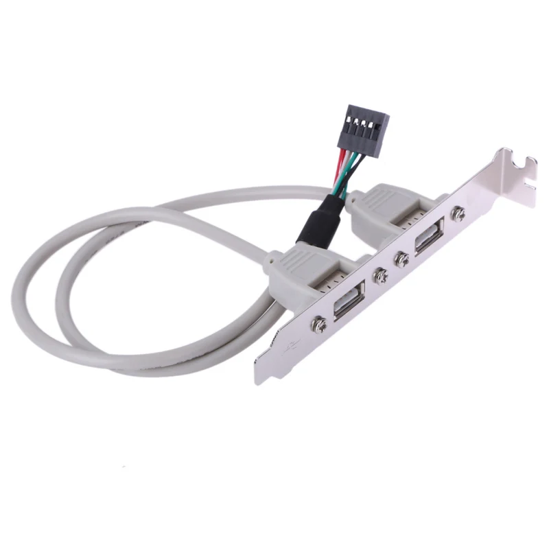 Высокое качество 9 дюймов материнская плата USB 2 0 кабель адаптер задняя панель
