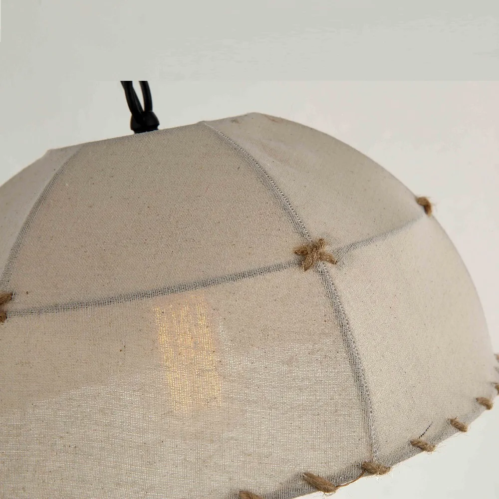 Винтажная Подвесная лампа ручной вязки s образный светильник из пеньковой