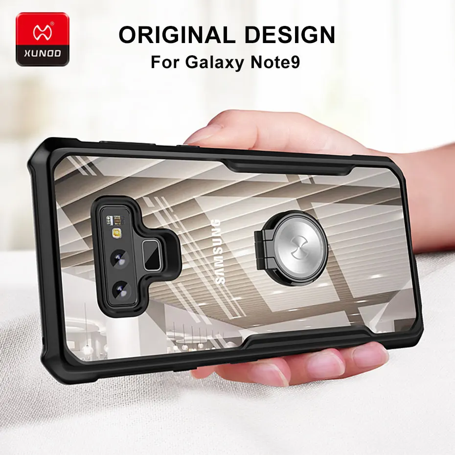 Роскошный мягкий Силиконовый противоударный чехол для samsung Galaxy Note 9, чехол для телефона с кольцом на палец, полный защитный чехол s, магнитный автомобильный держатель