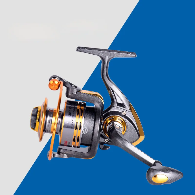 

Spinning Fishing Reel 6/8/10 Bearing Balls 500-6000 Series Metal Coil Spinning Reel Boat Rock Fishing Wheel