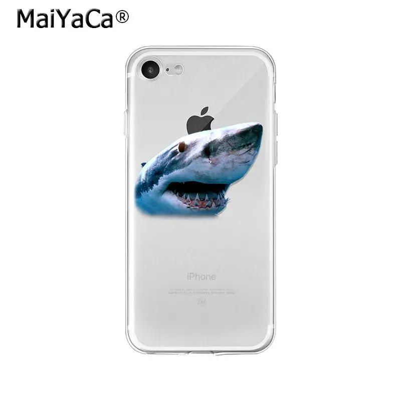 Чехол для телефона MaiYaCa Ocean sea animal sharks высокого качества iPhone 8 7 6 6S Plus 5 5S SE XR X XS