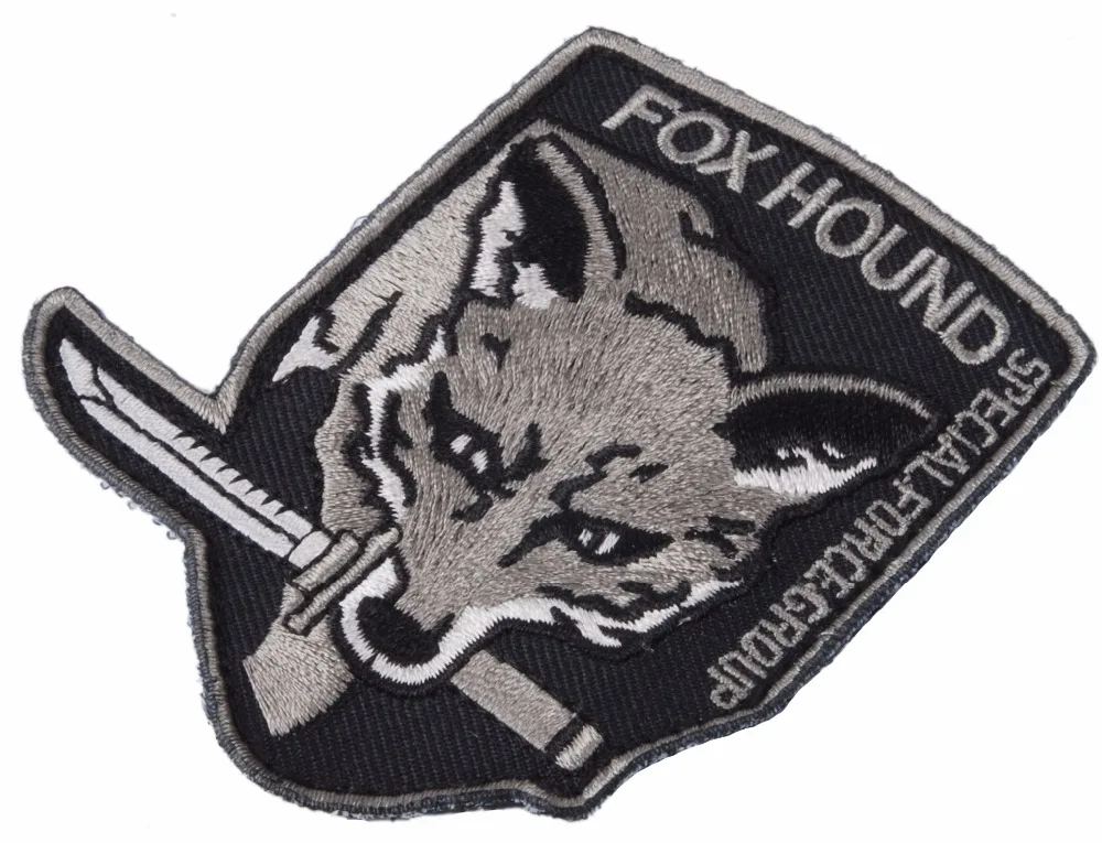 

Металлическая Шестерня твердый MGS FOX HOUND особая сила Группа VELVRO патч