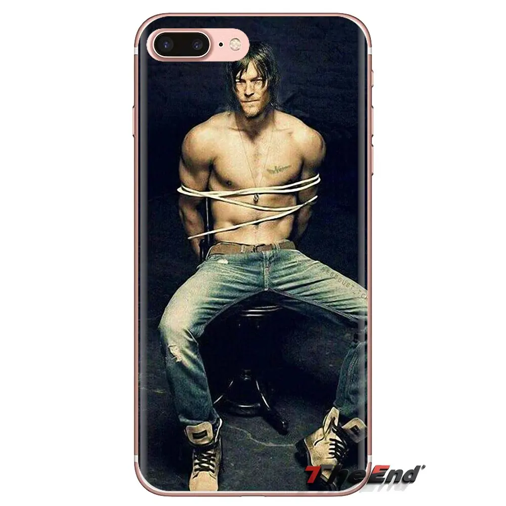 Daryl dixon norman reedus walking dead для Huawei Mate Honor 4C 5C 5X 6X 7 7A 7C 8 9 10 8C 8X 20 Lite Pro прозрачный мягкий