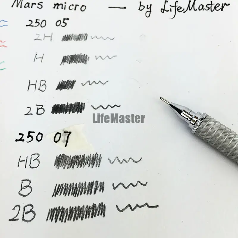 Механические свинцовые заправки LifeMaster Staedtler Mars Micro Carbon 250 07 0 7 мм 2B/HB|lead refill|mechanical