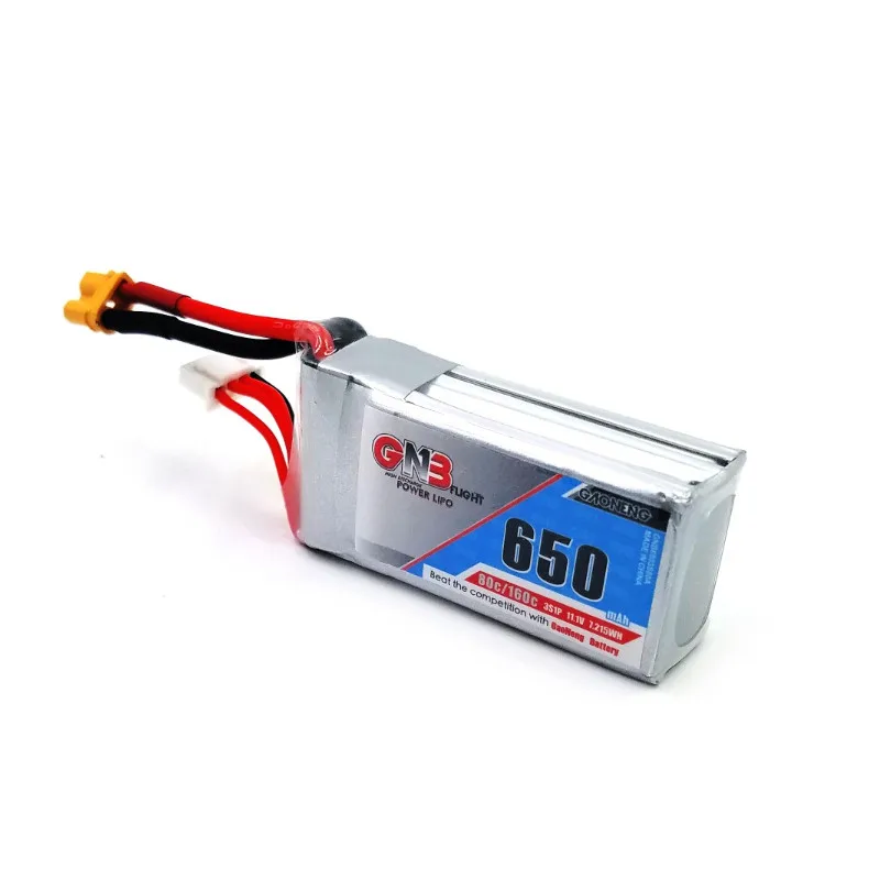 2 шт. Lipo аккумулятор Gaoneng 650 мАч 11 1 В 80C/160C 3S с разъемом JST или XT30 для FPV Racing Drone UAV RC