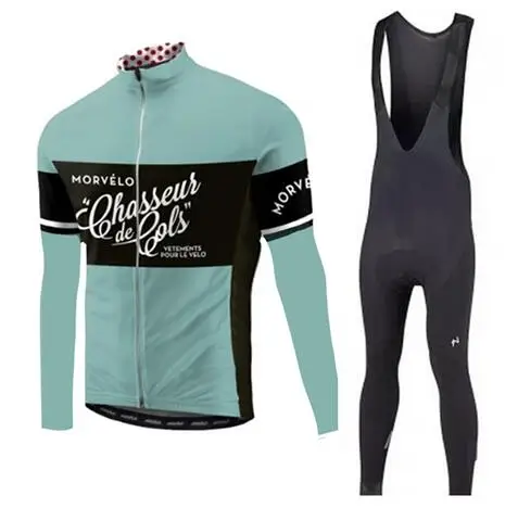 Мужской комплект одежды для велоспорта Pro team Morvelo из Джерси с длинным рукавом и