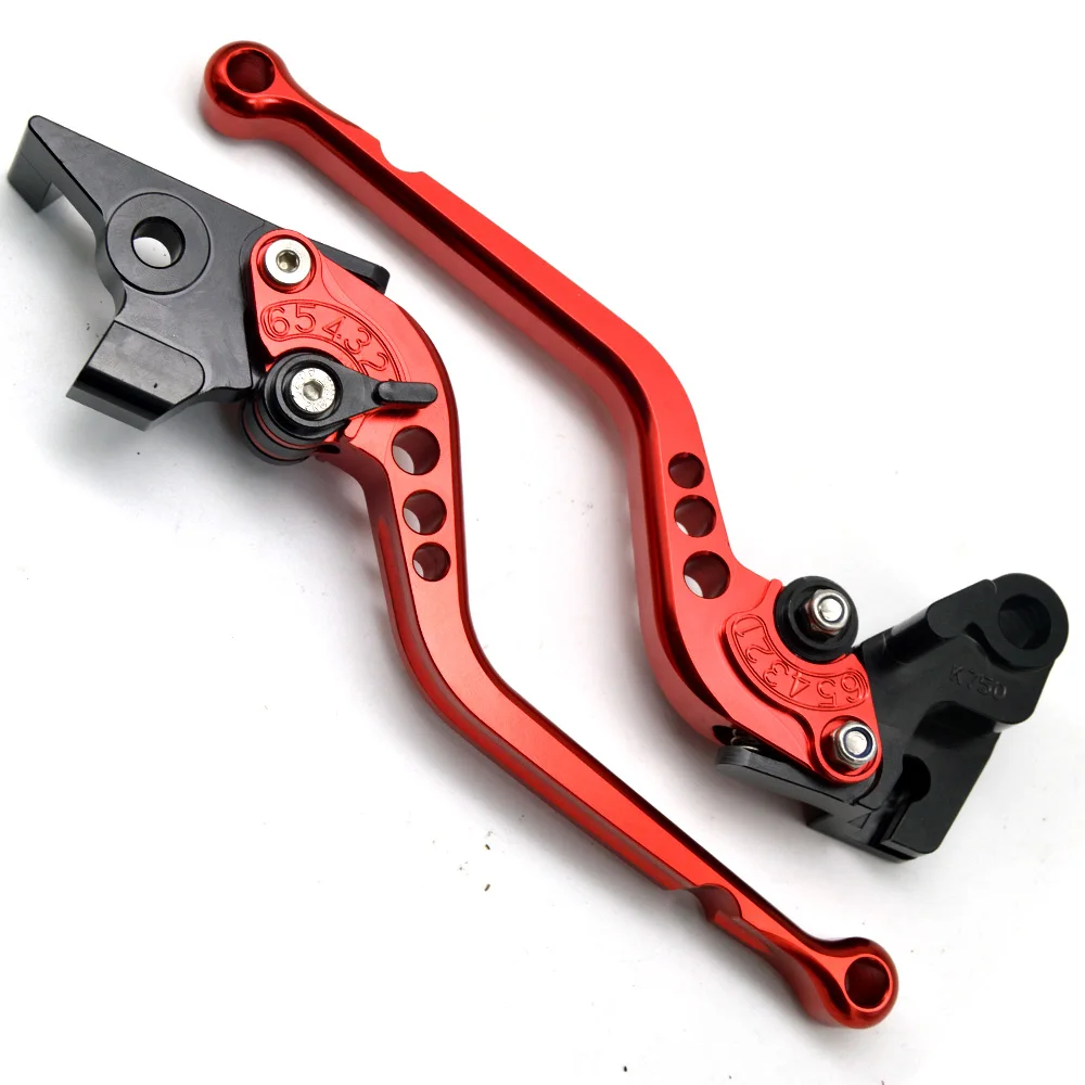 Короткие и длинные для Benelli TNT 125 135 TNT125 TNT135- аксессуары для мотоциклов ЧПУ Рычаги Тормозная система сцепления - Цвет: Regular-Red