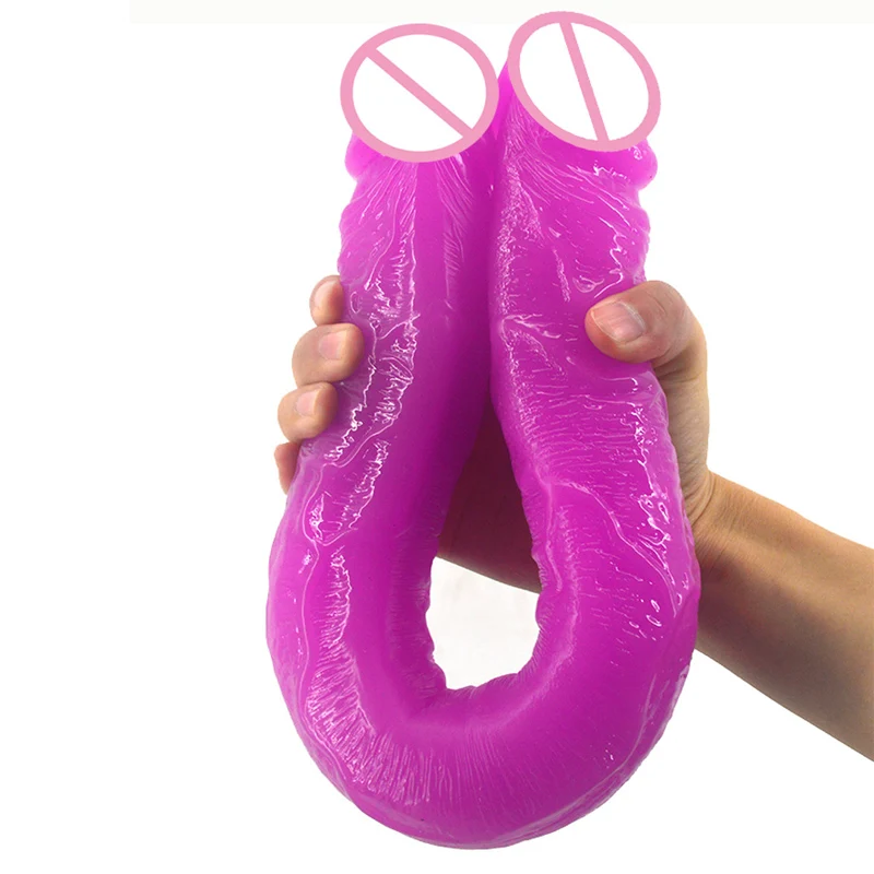 Большой размер двойной Дилдо огромная длинная заглушка большой анальный