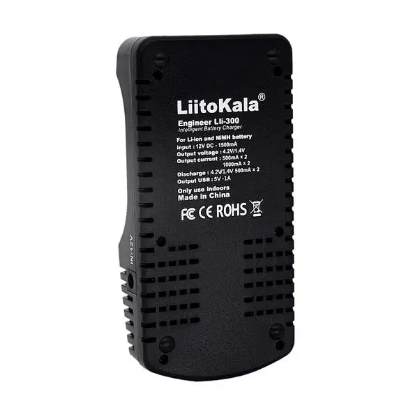 Lii-300 LCD 3 7 V/1 2 V AA / AAA 18650/26650/16340/14500/10440 18500 автомобильное зарядное устройство с