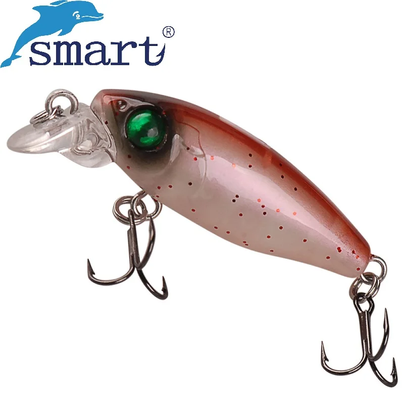 

Блесна SMART Bait 35 мм 2,1 Г плавающая 0,3-0,5 м приманка для рыбной ловли с крючками VMC искусственная приманка для рыбалки рыболовный воблер