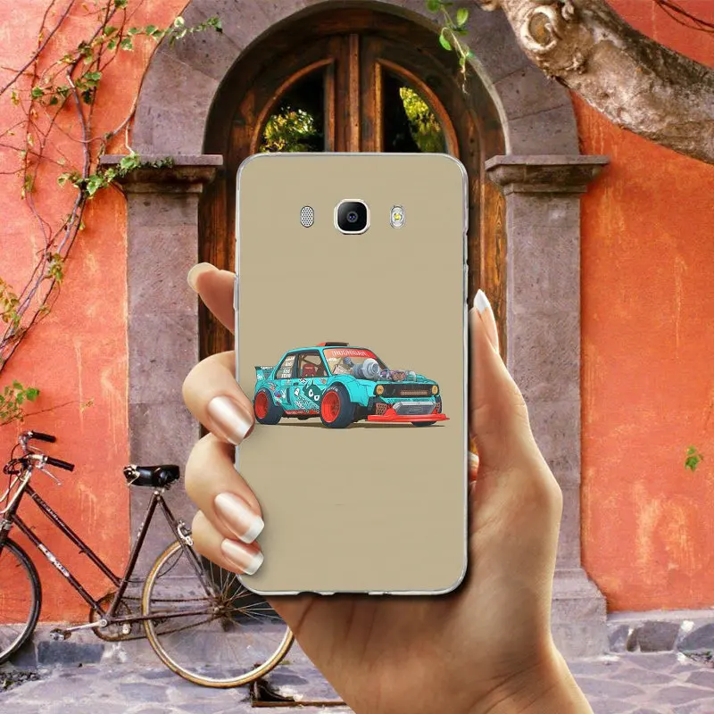Photo 9 Чехол для телефона для samsung Galaxy A3 A5 A7 J1 J2 J3 J4 J6 J5 J7 J8 Мягкий силиконовый чехол с рисунками из мультфильмов с JDM S57 суперкар - Цвет: Photo 9