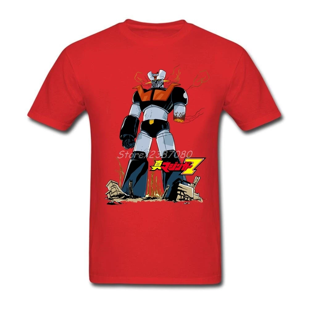 Футболка Mazinger Z 3XL мужская с коротким рукавом тенниска из хлопка под заказ в стиле