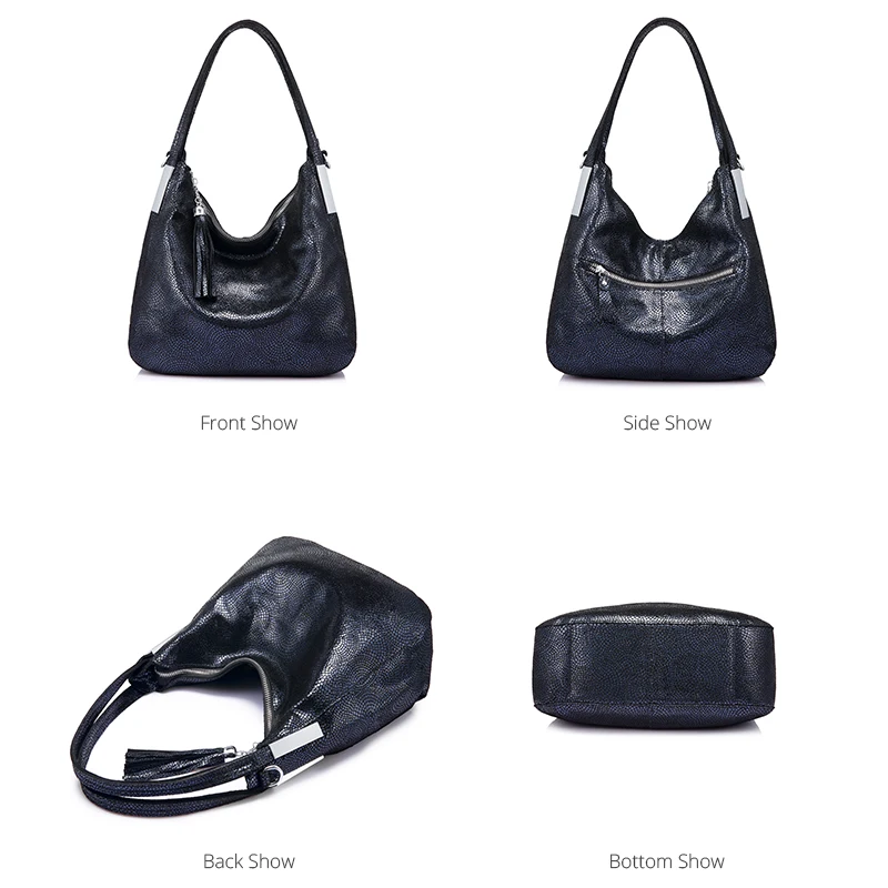 Женская сумка мессенджер из натуральной кожи с кисточками|Сумки ручками| |