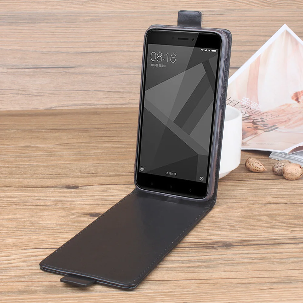 Кожаный чехол для Xiaomi Hong mi 4 X / 4X Pro книжка Xiomi Pro/4XPro чехлы телефонов сумки