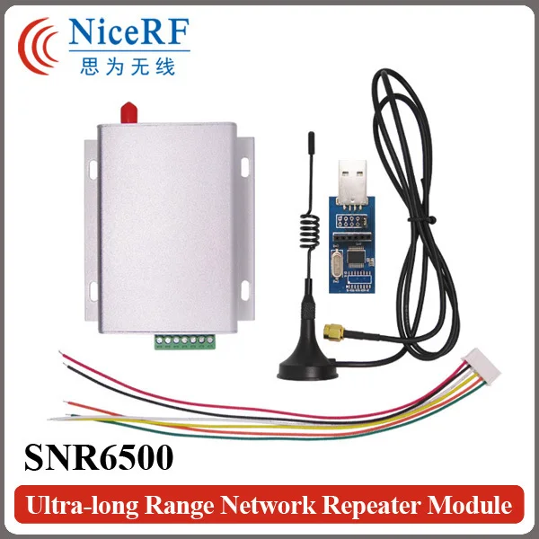 SNR6500 5W Wireless Transceiver kit (470MHz RS485 SNR6500 Module+2pcs Antenna+2pcs Power supply+2pcs USB Brigde board)