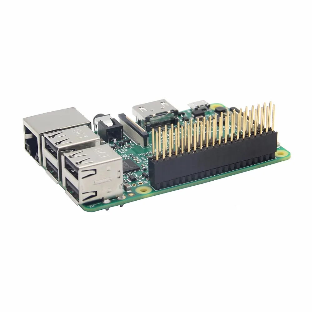 2 шт./лот Raspberry pi 2x20 позолоченный гнездовой разъем GPIO 40 контактный для 4 Model b/ 3b/ 2b /b