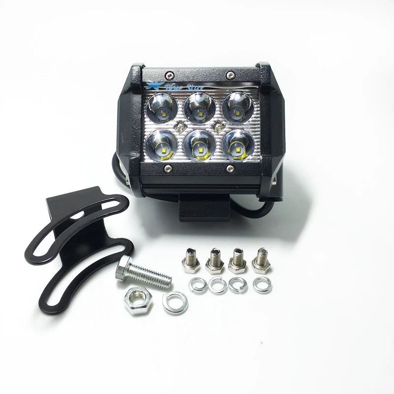 4 шт. 18 Вт светодиодный рабочий свет ATV внедорожный лампы Противотуманные фары для