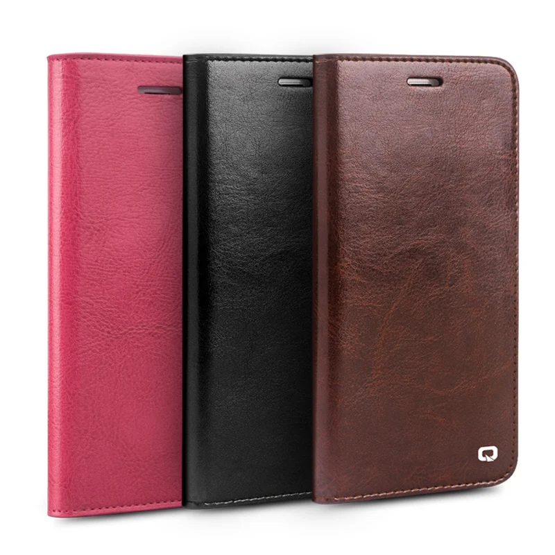 QIALINO 2016 чехол для OPPO R9 & plus Роскошный ультра тонкий флип из натуральной кожи oppo r9