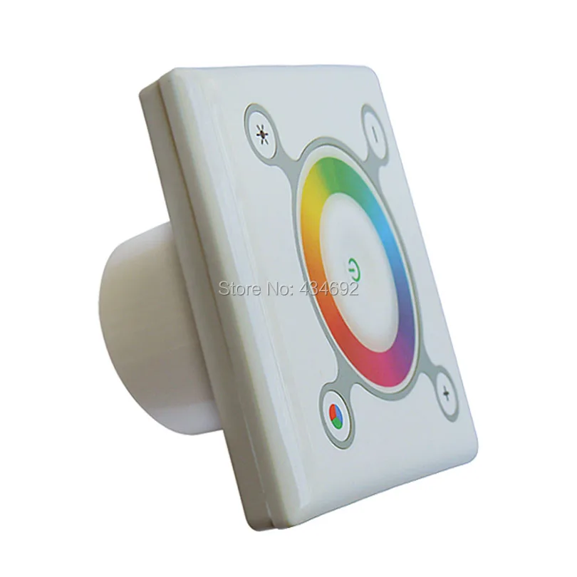 Бесплатная доставка цветной сенсорный настенный RGB светодиодный диммер