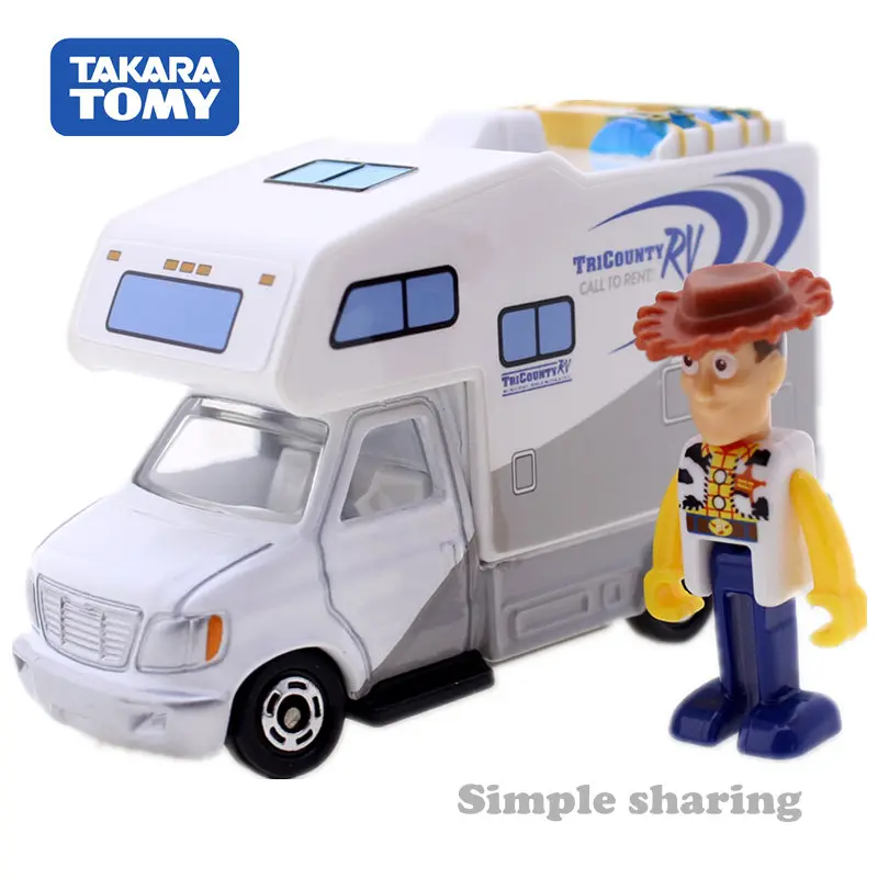 Takara Tomy Tomica автомобиля Дисней История игрушек 4 TS-01 Вуди и RV литья под давлением