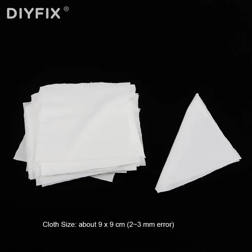 Инструмент Для Чистки ЖК экрана телефона DIYFIX 140 ткань без пыли 9x9 см мягкая