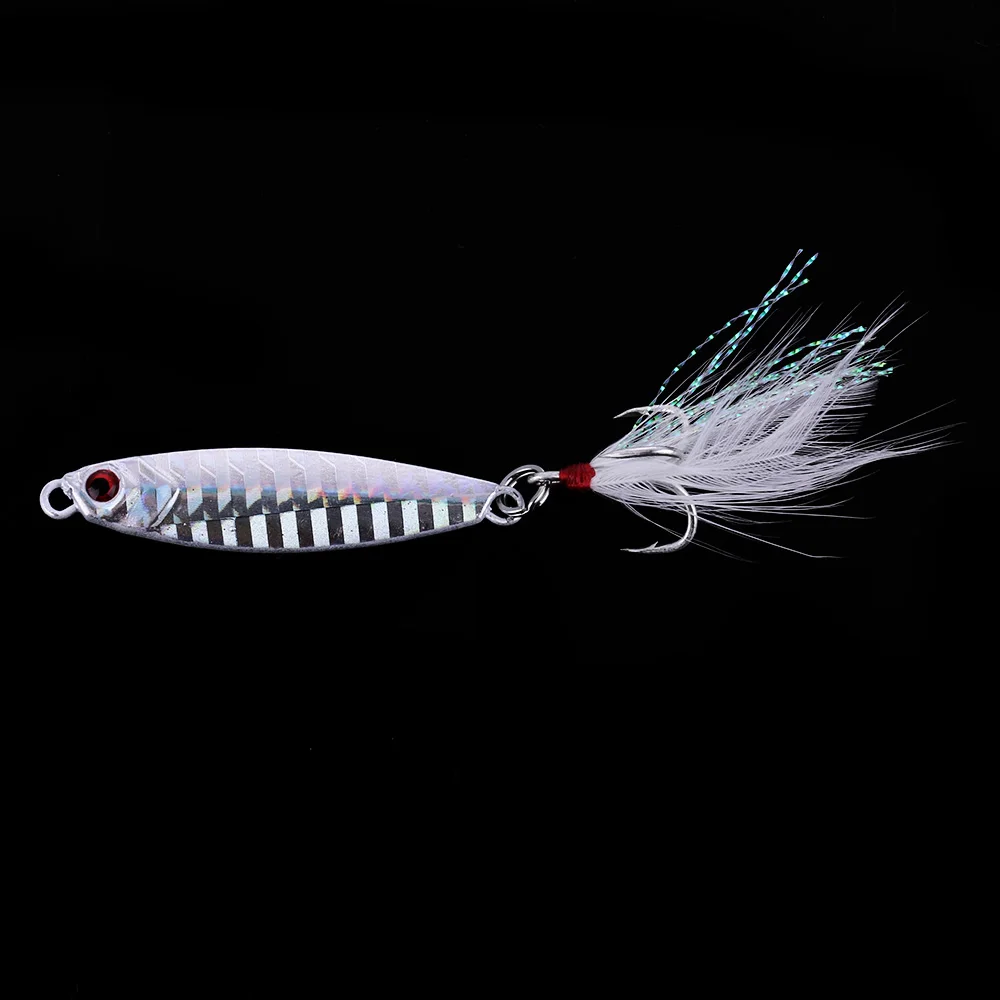 HENGJIA 7pcs 10g 15g 20g Metal Jigs Sink Lead Bait Hard Wobblers Larser Depth Water Artificial Fishing | Спорт и развлечения