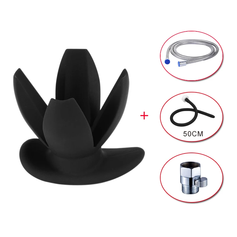 black A2 Modun Enema Anus расширение мытья душа Биде Душ Dilatador анальный Гранде для очистки ануса штекер портативный Душ попка очиститель штекер - Цвет: black A2