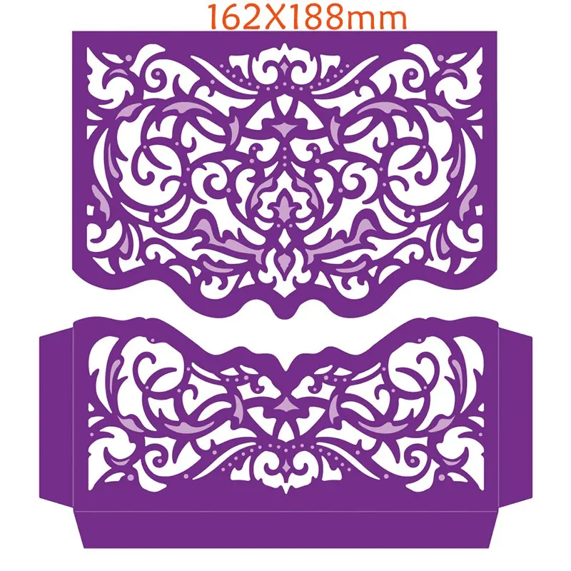 H3260 vines lace Приглашение-разрезные карточки кружева металлические Вырубные штампы трафарет для скрапбукинга тиснение DIY Бумага, карточка, альбом рукоделия шаблоны - Цвет: H3260 vines lace