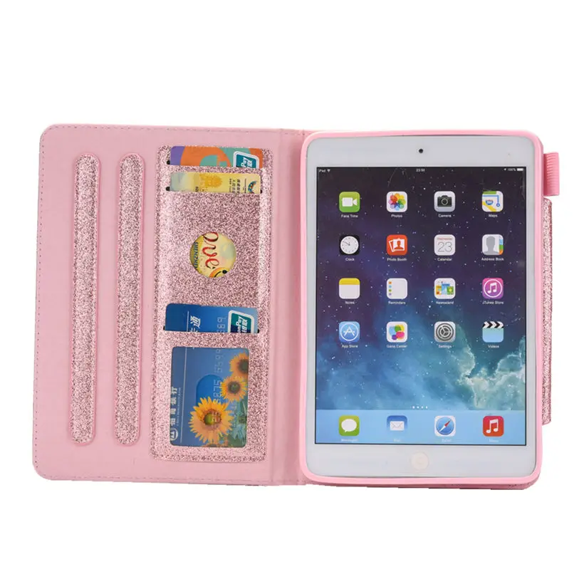 Высококачественный чехол для Apple iPad Mini 1 2 3 4 умный блестящий Магнитный