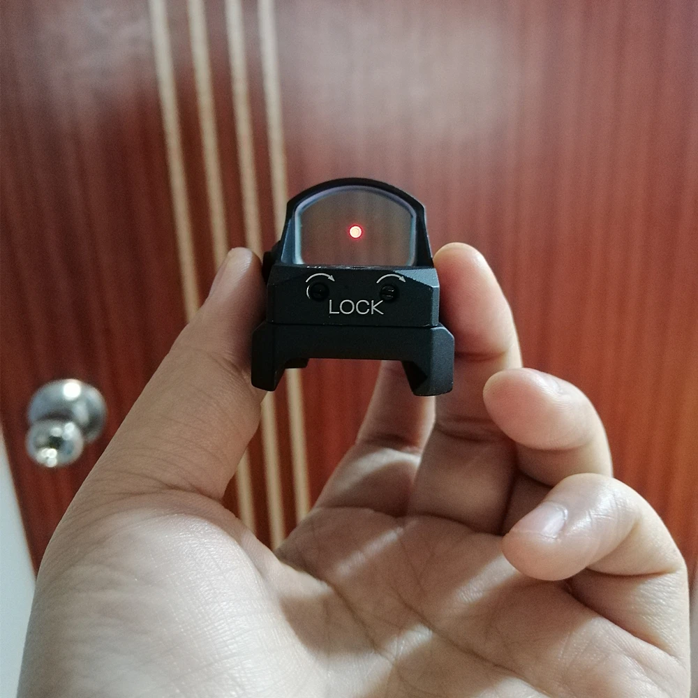 Охотничья оптика красный точечный прицел 20 мм тактический для страйкбола