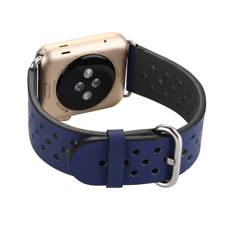 Ремешок из натуральной кожи для Apple Watch Band браслет смарт часов Series 1 2 3 38 42 мм