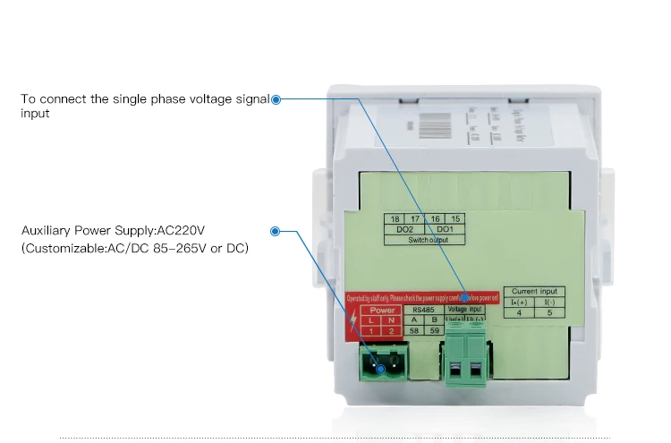 REHE AC RH-AV61 72*72 мм Высокое качество цифровая панель крепление только однофазный вольтметр Электрический измеритель светодиодный