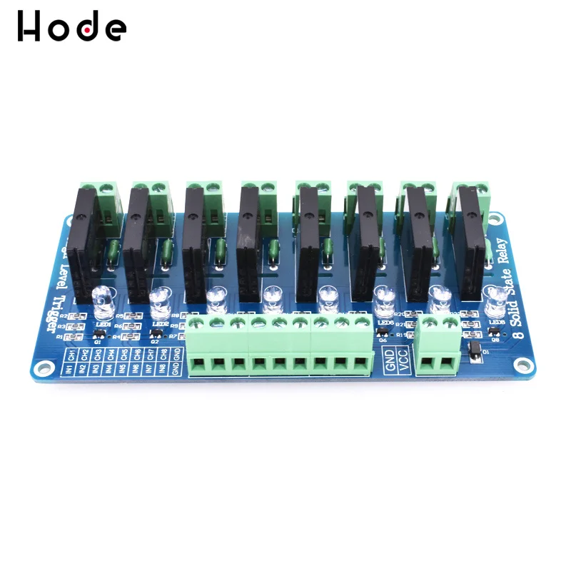 

250V 2A 8 Channel OMRON SSR G3MB-202P Solid State Relay Module For Arduino NG4S
