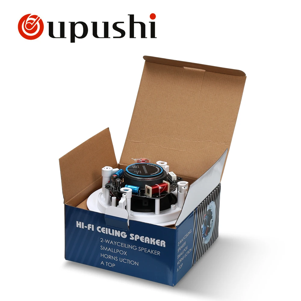 Oupushi домашняя Hi-Fi система объемного звука 8ohm Coaxia потолочный динамик сопротивление стены стерео аудио портативный фон музыкальная система