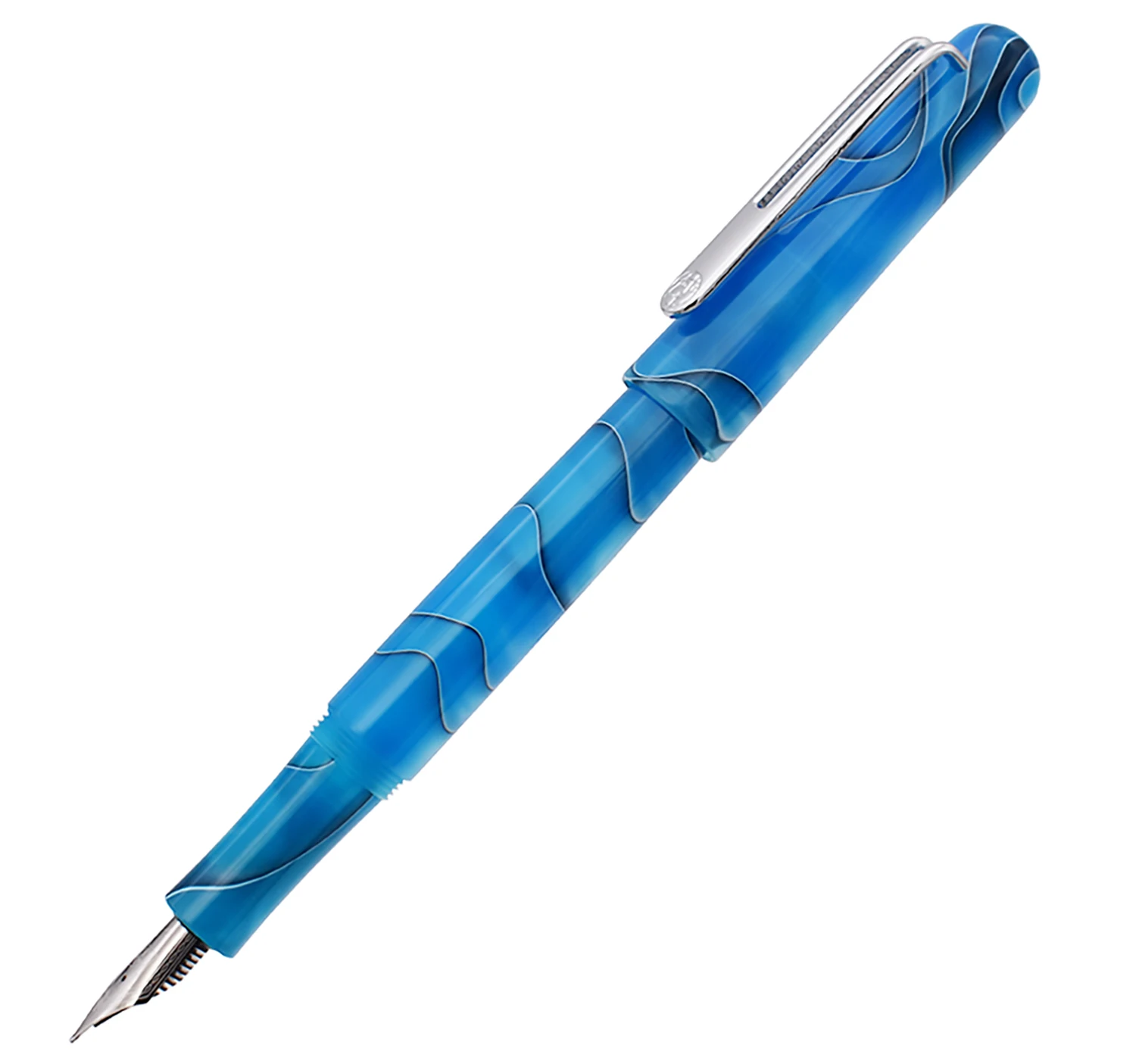 Only One Pen Новая целлюлоидная перьевая ручка Пикассо Pimio EtSandy Aurora Небесно-Голубой PS-975 Иридиевый тонкий наконечник для письма, подарочная ручка для бизнеса и офиса - Цвет: Only One Pen