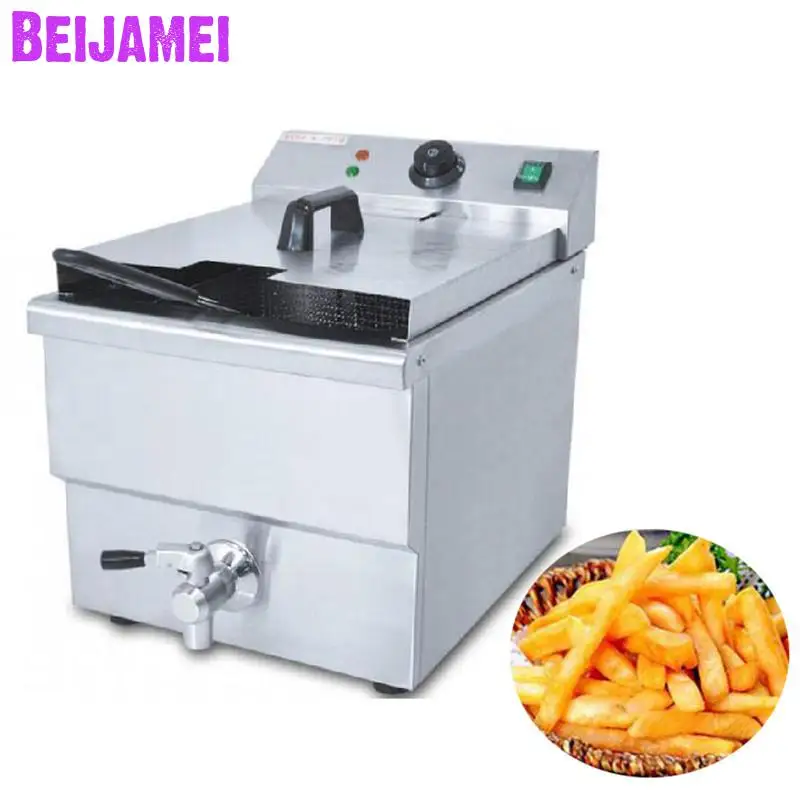 BEIJAMEI 8LFE Коммерческая электрическая фритюрница для курицы/электрическая