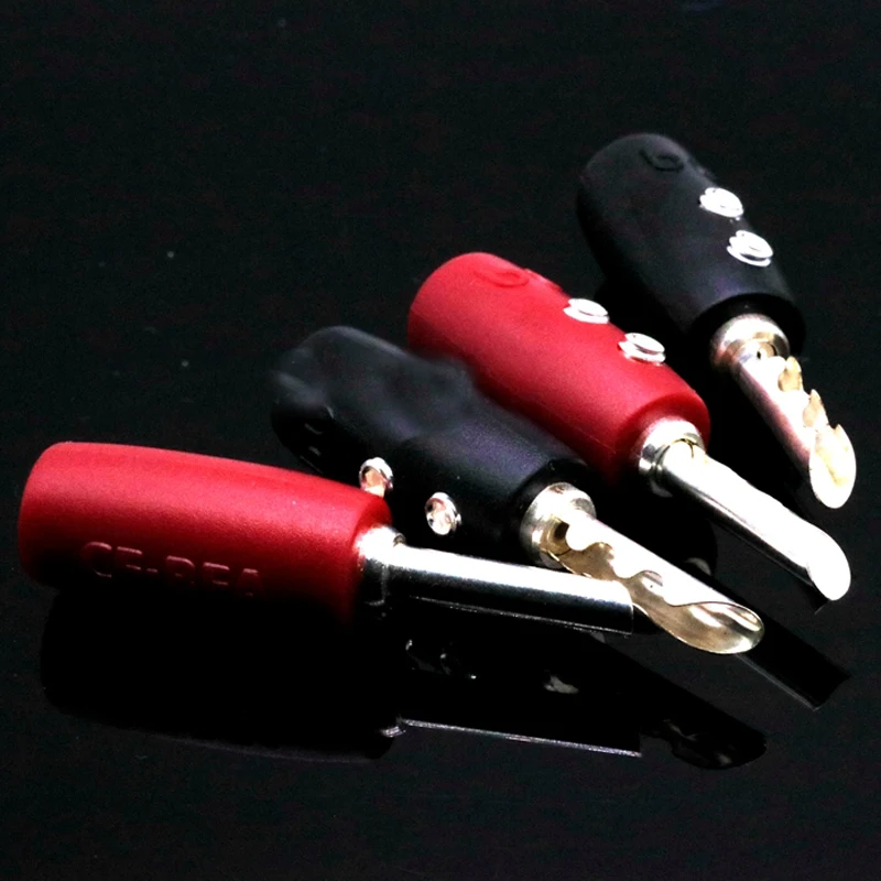Hifi 4 шт. AQ посеребренные BFA банановые разъемы 5 мм для аудио AMP CD плеер