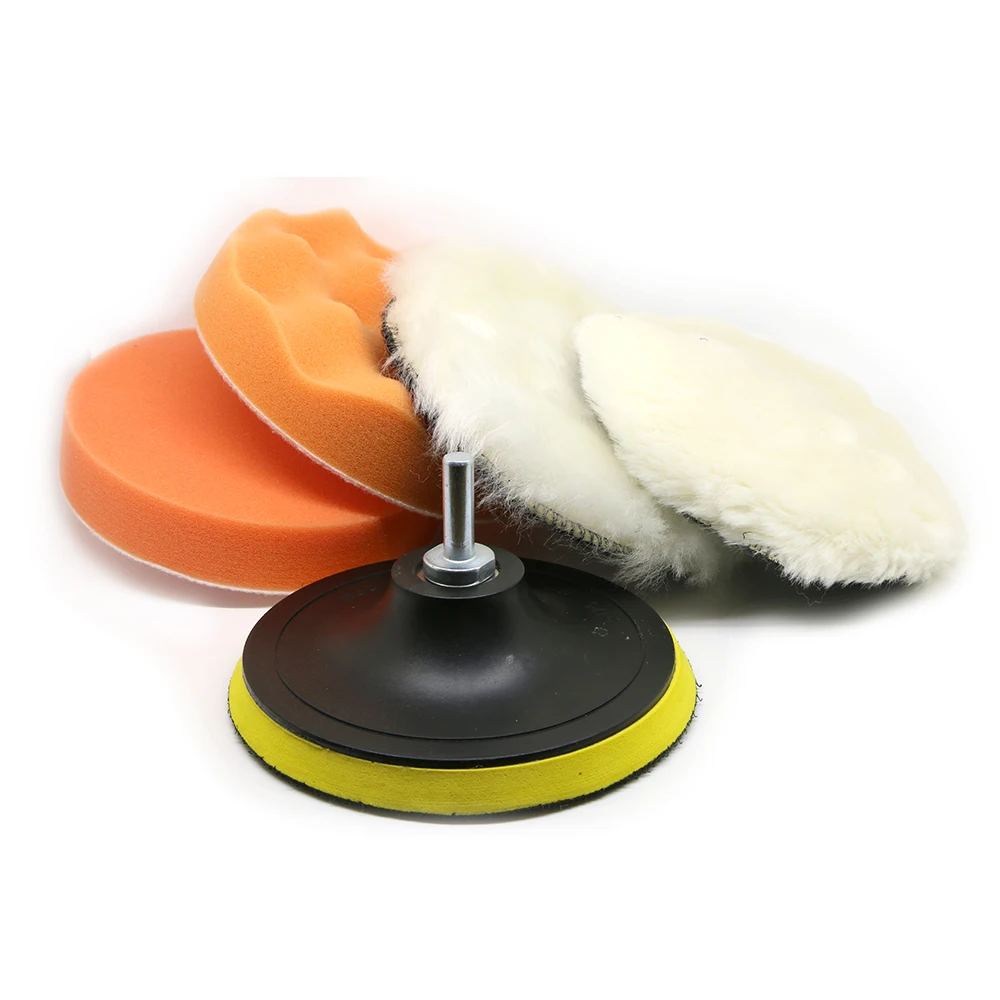 Fixmee 5 шт ''Высокая полная полировка буферная прокладка набор и HQ Дрель адаптер