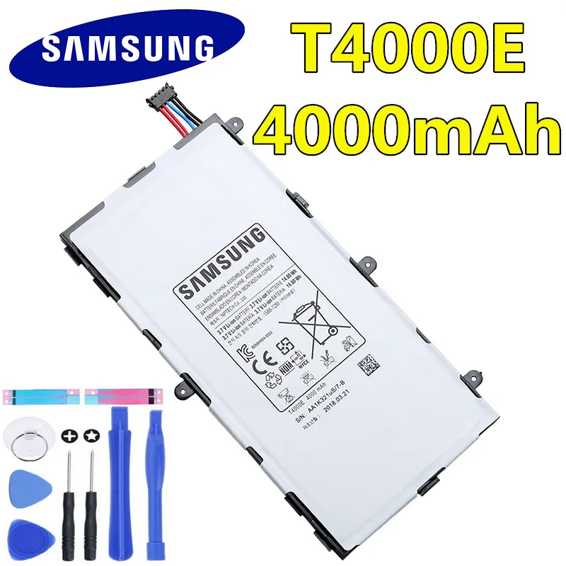 Аккумулятор для планшета samsung T4000E Galaxy Tab3 сменный аккумулятор 7 0 T210 T211 T2105 T217a 4000 мАч