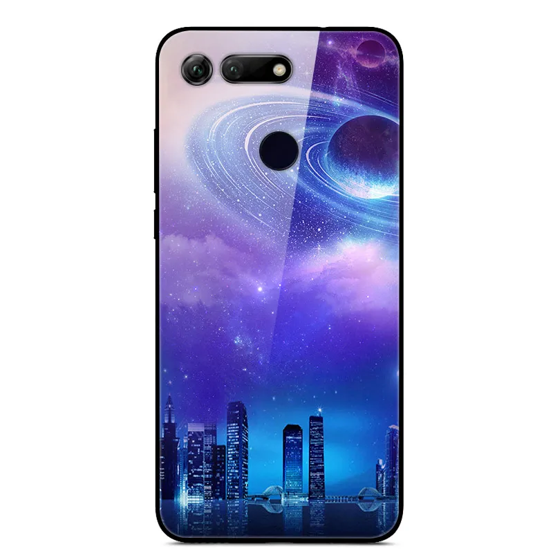 01 Чехол из закаленного стекла для huawei Honor View 20, чехол для huawei Honor 20 lite Honor 20 Pro View 20 - Цвет: 01