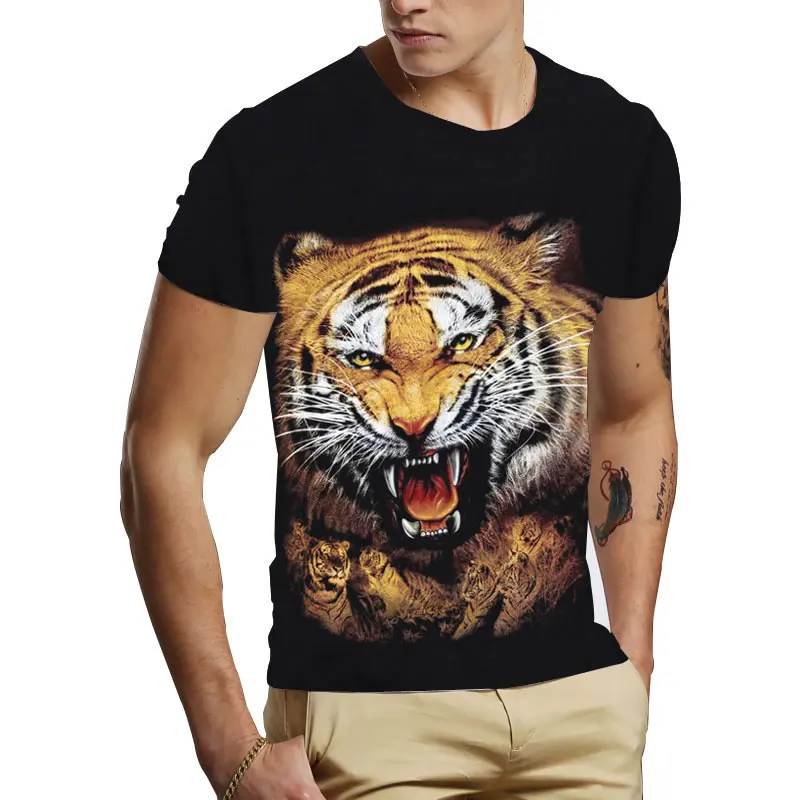 2017 новые поступления бренд clothing животных горячий стиль звезды 3d печати мужская С