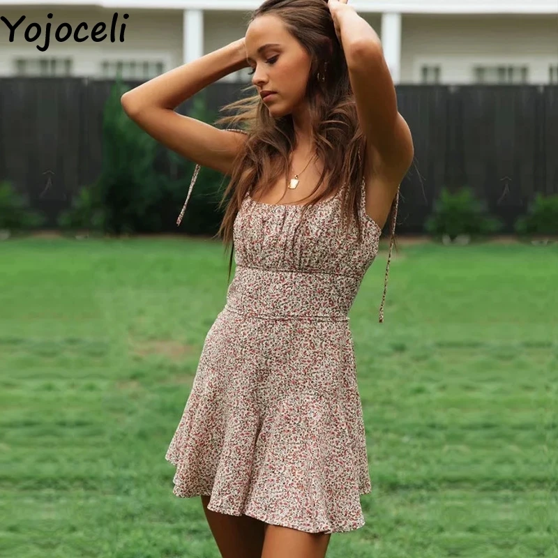Yojoceli, сексуальный короткий комбинезон на бретелях без рукавов, женский летний элегантный комбинезон, пляжный повседневный комбинезон, комбинезон