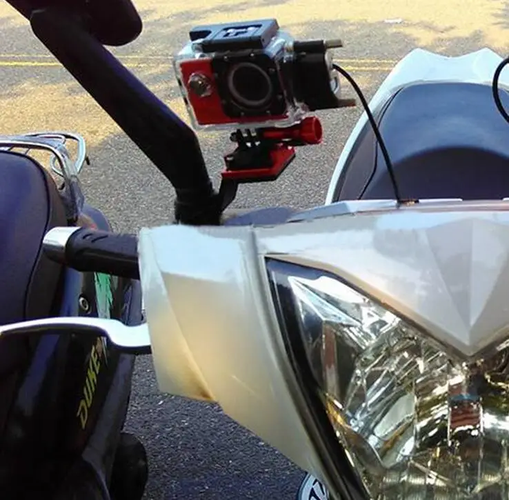 Алюминиевый держатель адаптер для Gopro Hero 6 5 4 Eken кронштейн мотоциклетного зеркала