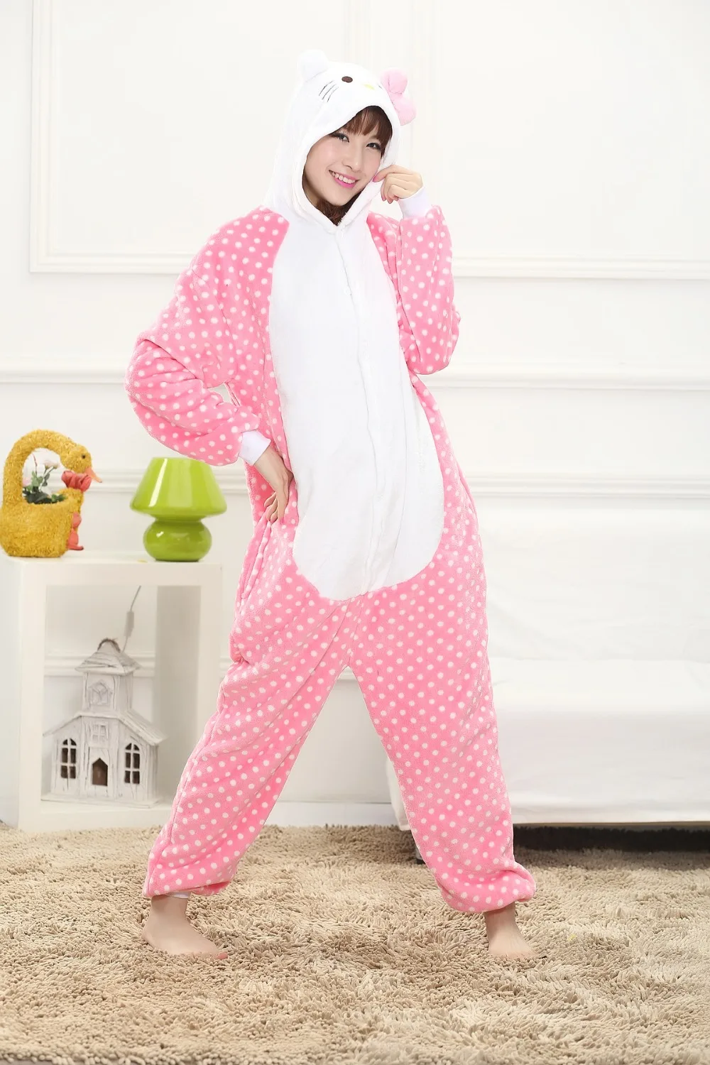 Новые фланелевые флисовые пижамы для взрослых унисекс комбинезоны с животными