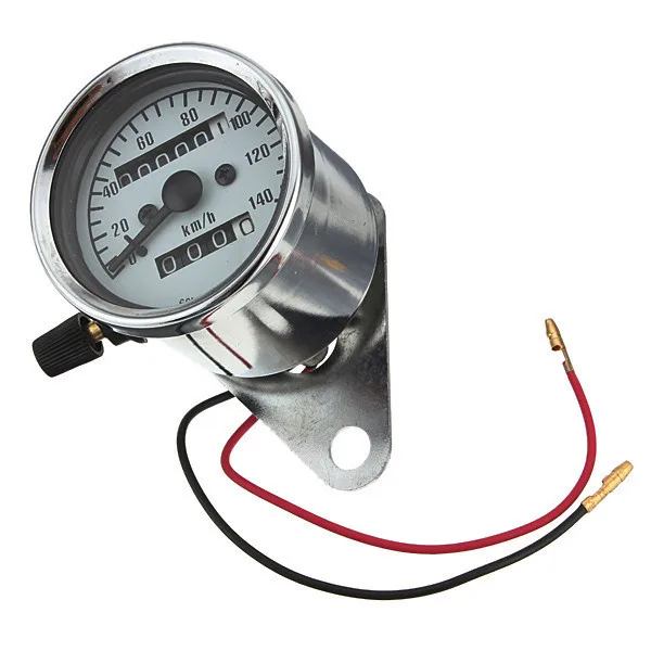 Универсальный мотоцикл двойной одометр спидометр измеритель скорости в милях