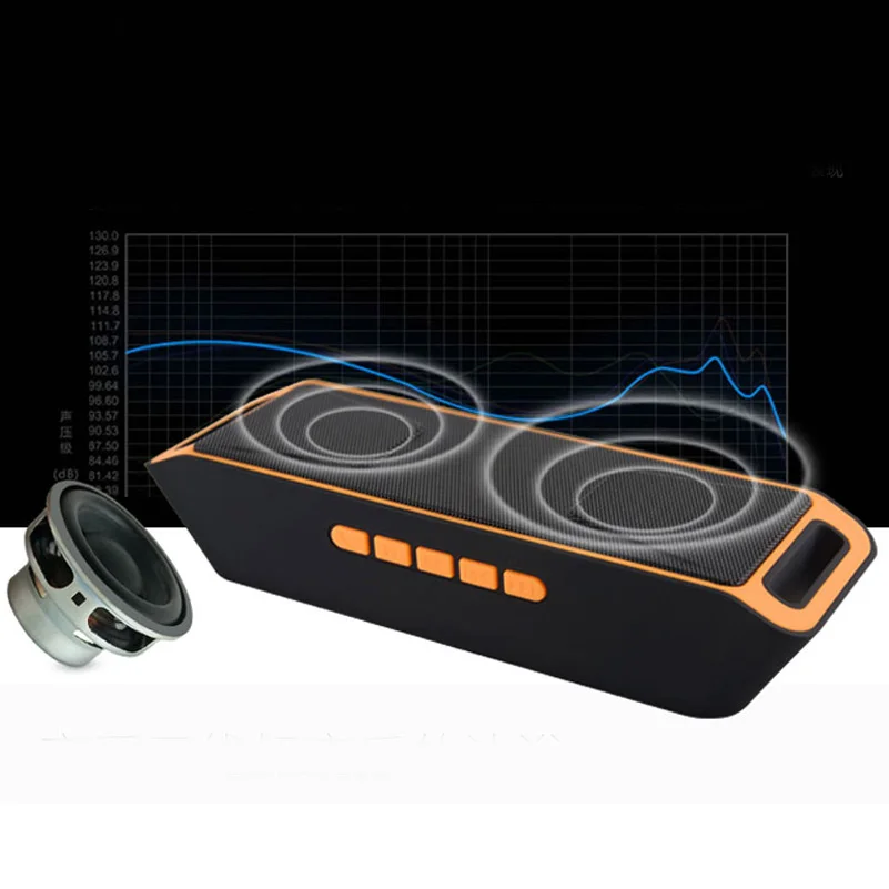Crazy bass 2016 горячий Портативный Беспроводной мини Динамик Bluetooth Стерео музыка