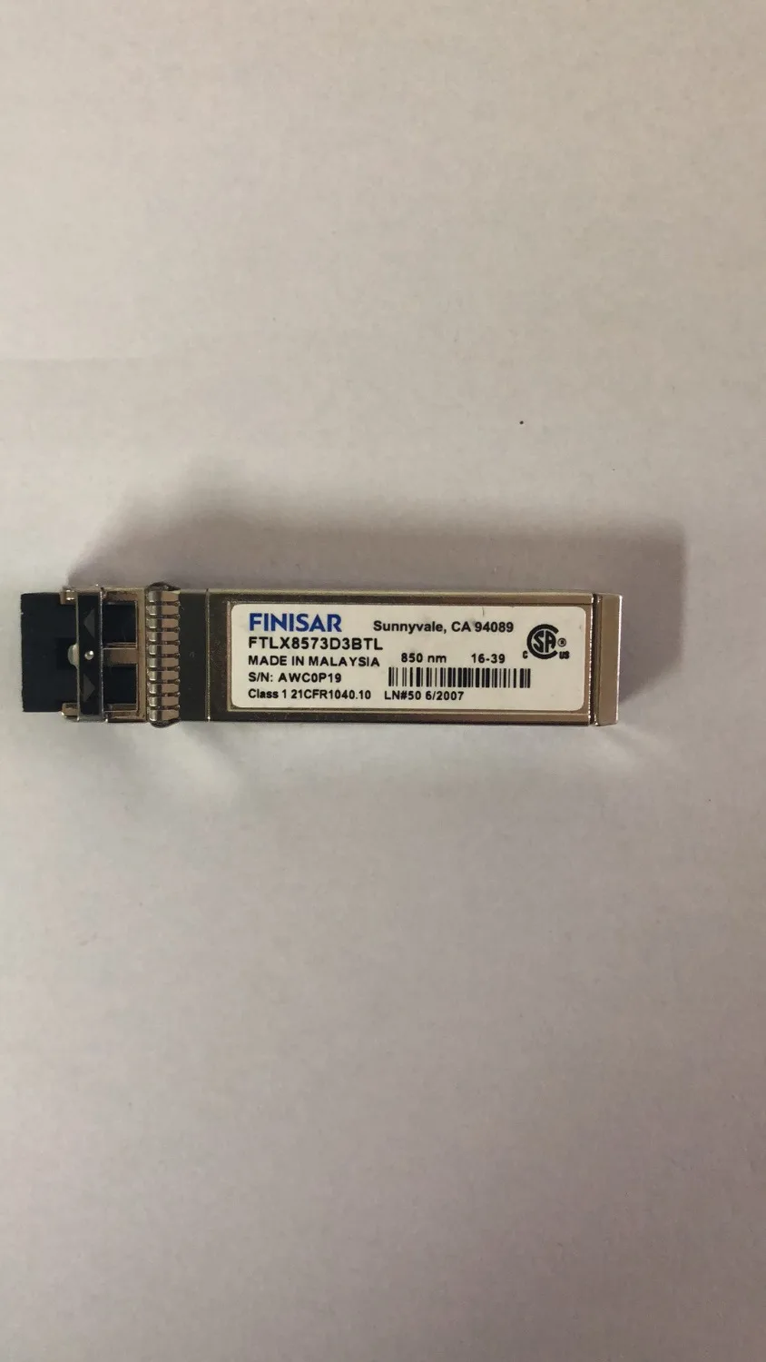 Оригинальный FTLX8573D3BTL SFP + 10G 300M 10G-850nm-0.1km-SFP 850nm AWC0P19 TXRX SGL 10 5 ГБ/сек. 850NM для Finisar |