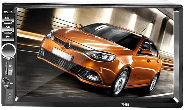 7018B 2DIN Автомобиль Bluetooth аудио 7 &quotHD радио в тире Разрешение Touch ScreenP3 светодиодный