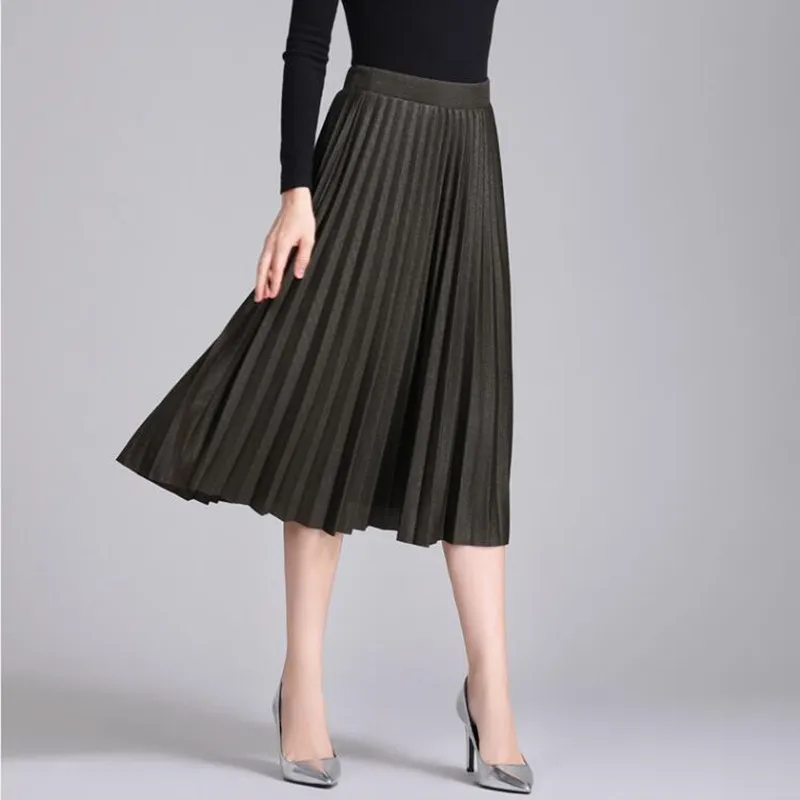 Fantasyone 2017 осень-зима Для женщин Юбки для новые женские Модные эластичные Высокая